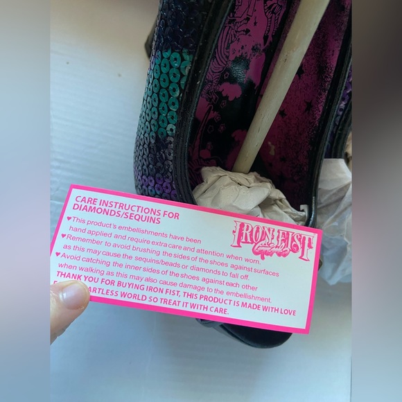 Iron Fist Debracorn Sequin Heels - Picture 5 of 8